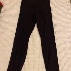 Athleta Black 7/8 High-Waisted Pocket Leggings